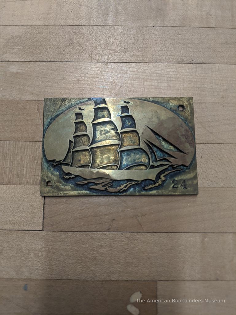          Three- Masted Ship plate die picture number 1
   