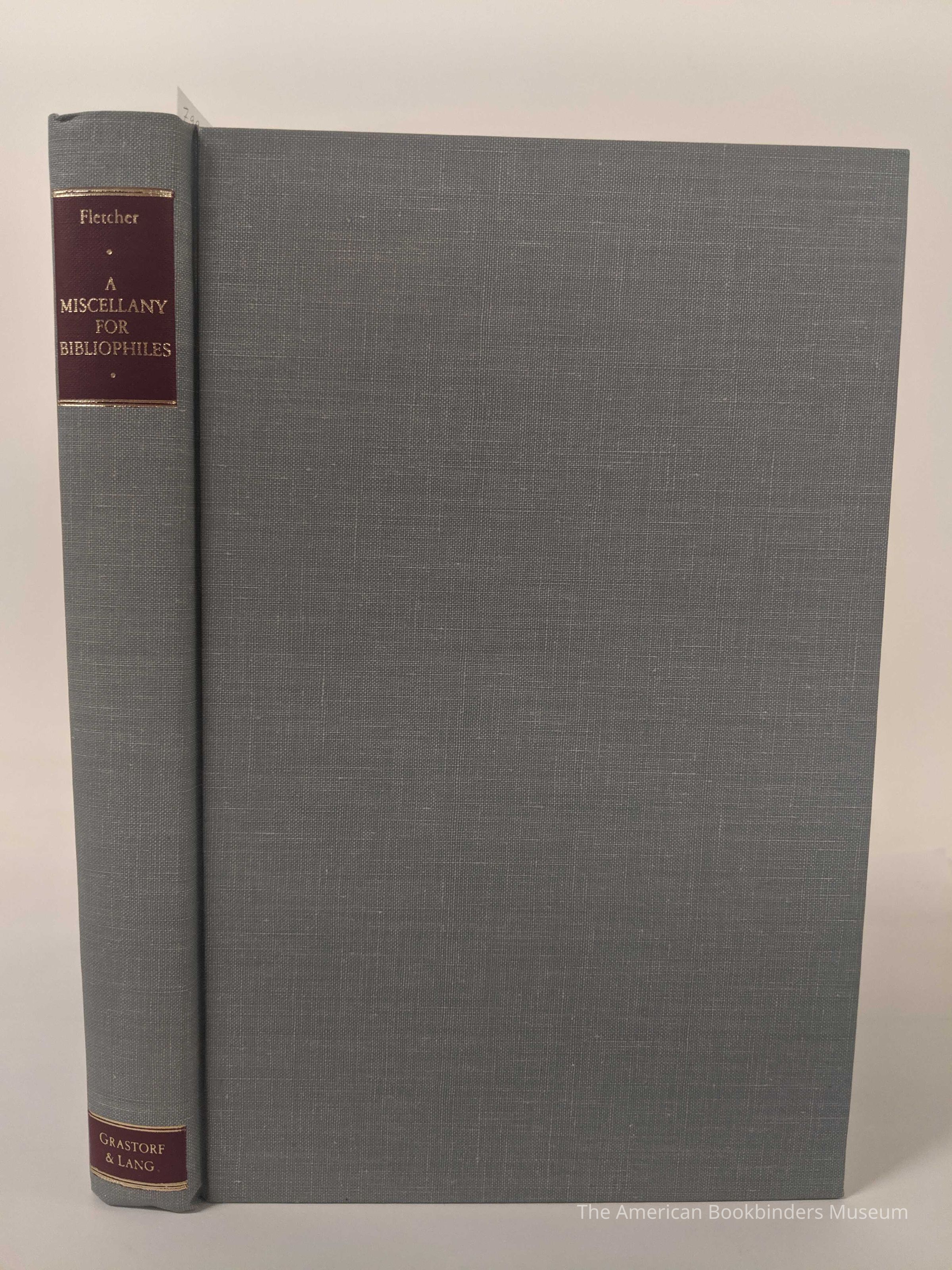          A Miscellany for bibliophiles / edited by H. George Fletcher ; foreword by William Targ. picture number 1
 