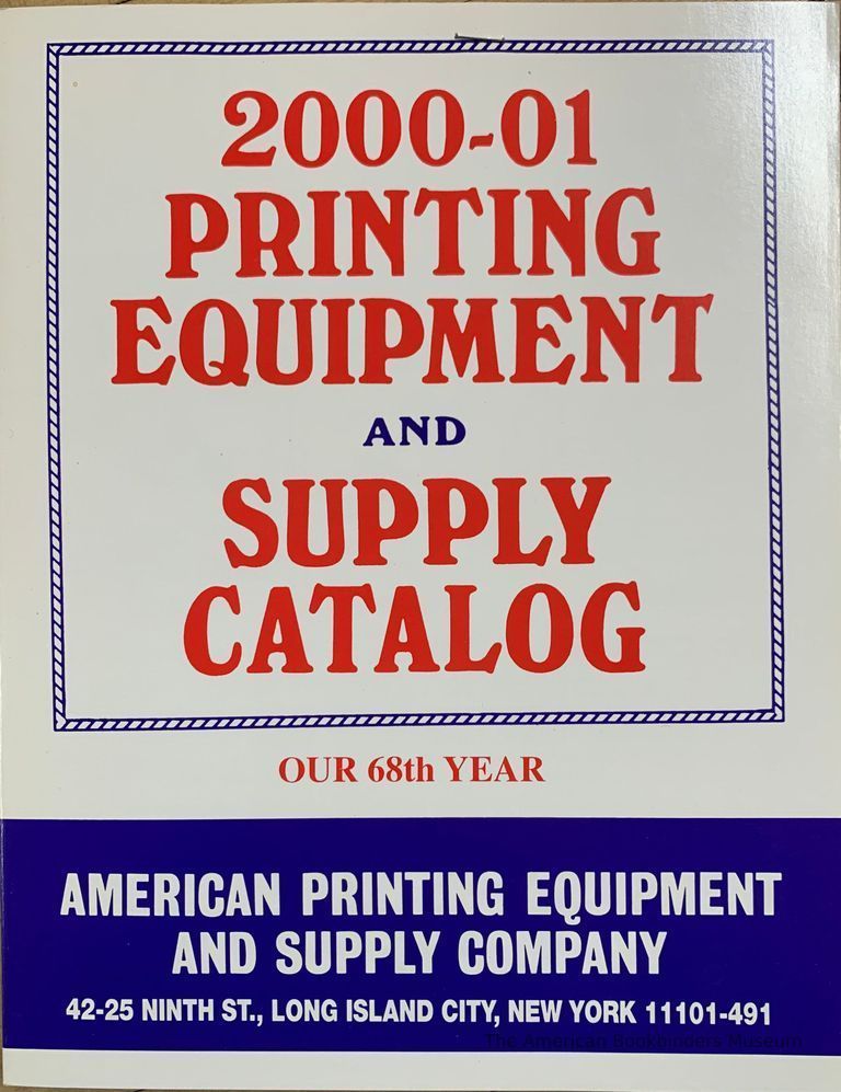          2000-01 Printing Equipment and Supply Catalog. picture number 1
   