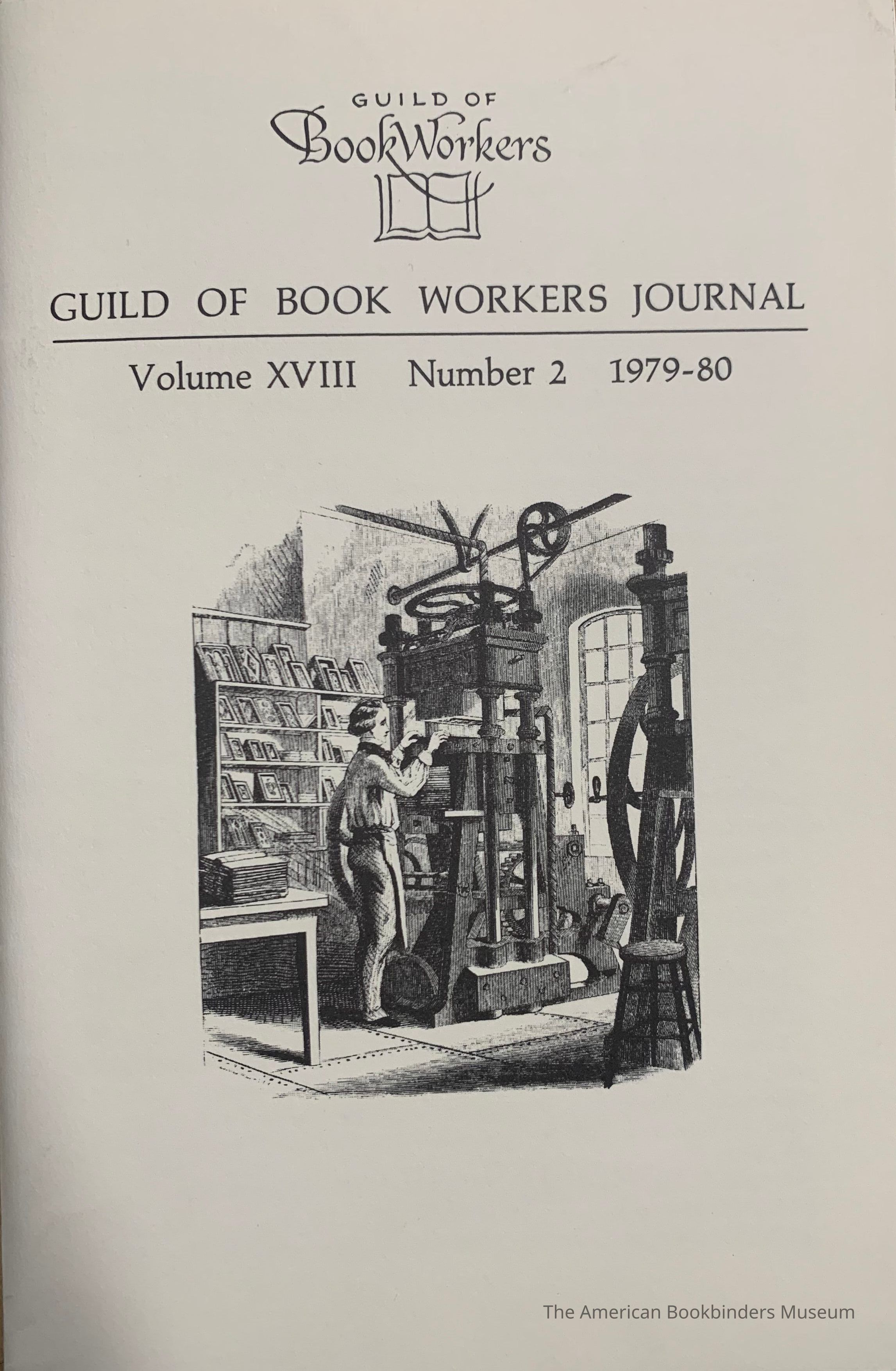 Guild of Book Workers Journal. 1979-80 ; v.18 no.2. picture number 1