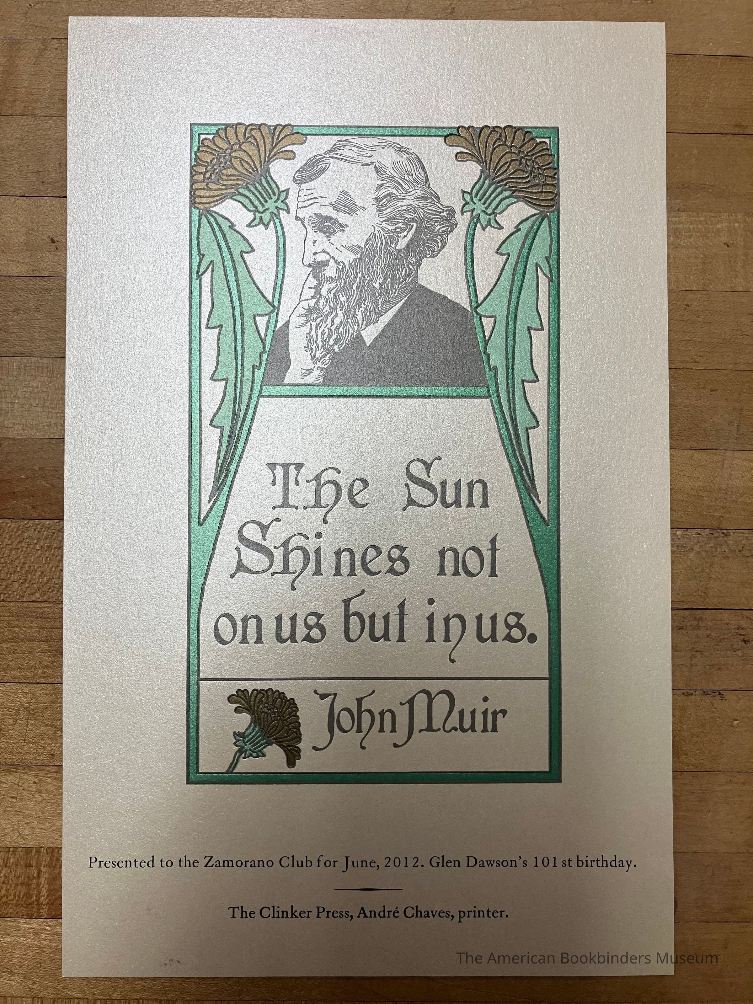 The sun shines not on us but in us / John Muir picture number 1