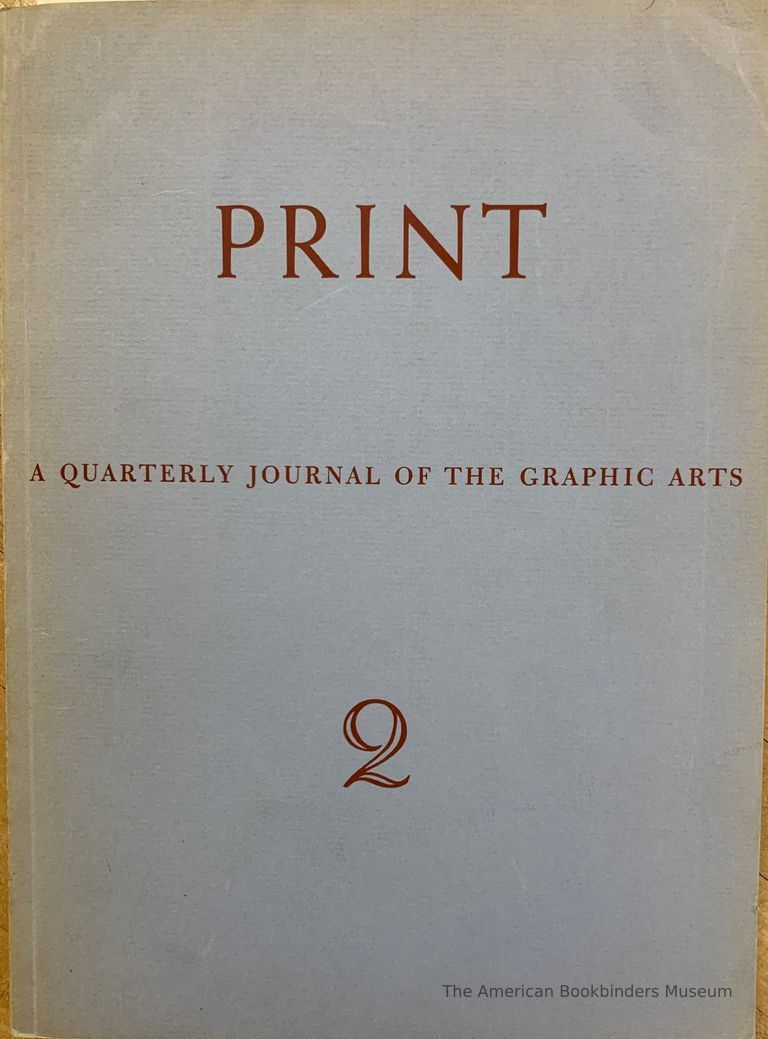          Print : a quarterly journal of the graphic arts ; Vol. 1, No. 2 ; Sep, 1940. picture number 1
   