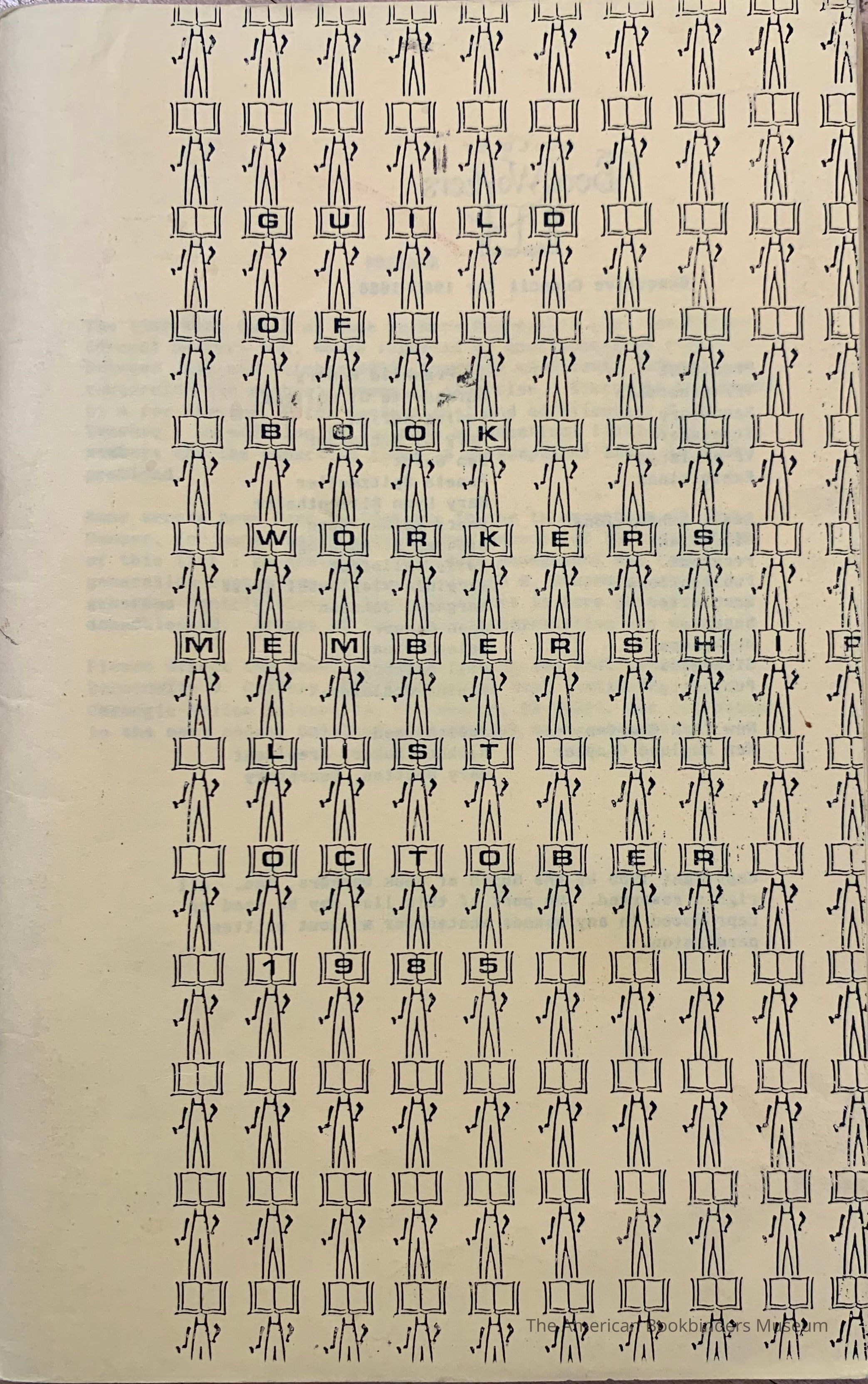          Guild of Book Workers Membership List. picture number 1
   