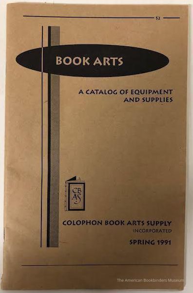Book Arts : a catalog of equipment and supplies. picture number 1