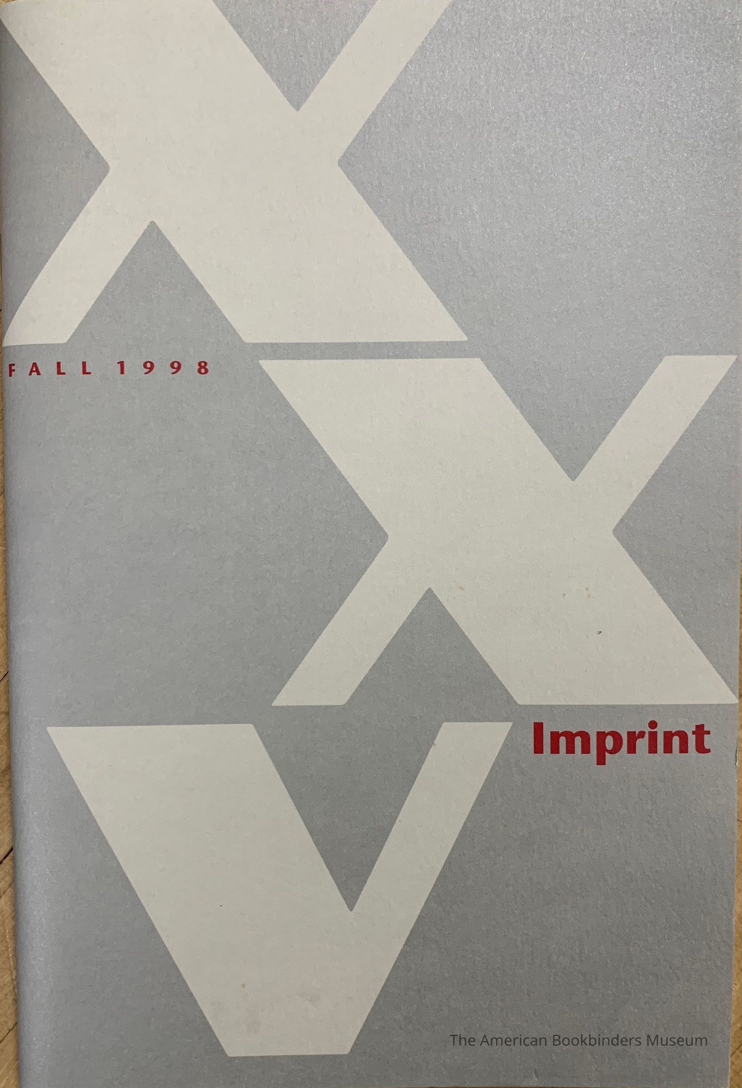          Imprint. Vol. XVIII, no.1 : Fall 1998 picture number 1
   