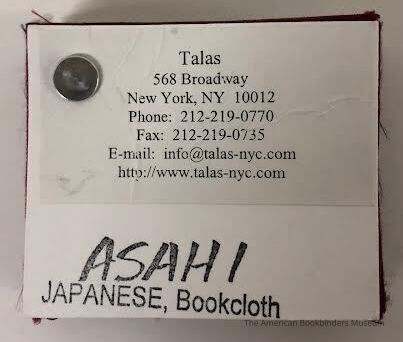 Asahi Japanese, Bookcloth picture number 1