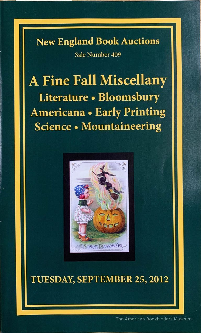          A fine fall miscellany : literature, Americana, early printing, science, mountaineering. picture number 1
   