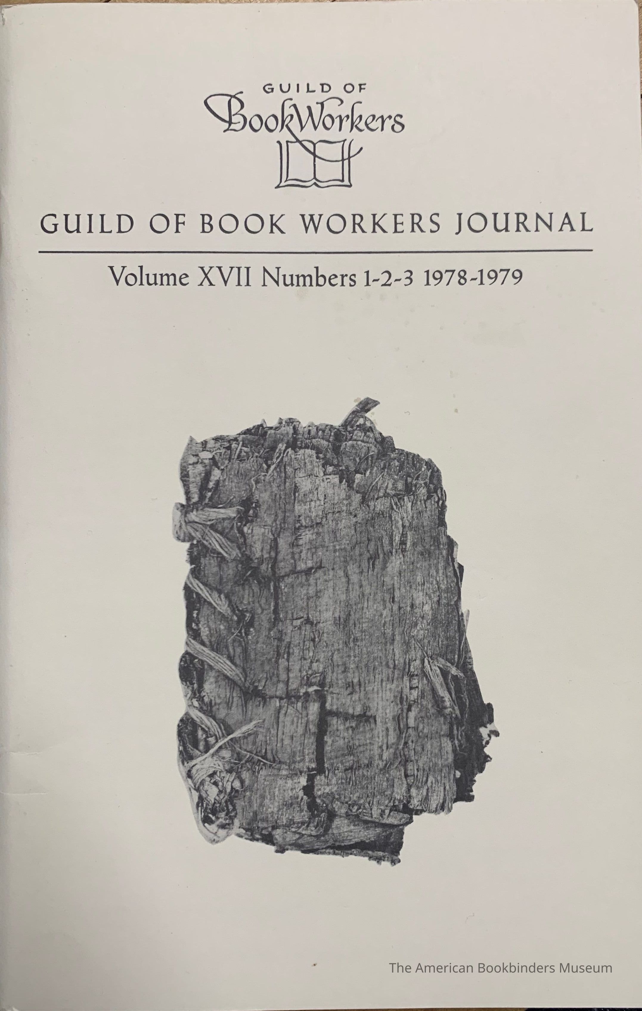 Guild of Book Workers Journal. Fall - Winter - Spring 1978-1979 ; v.17 no.1-2-3. picture number 1