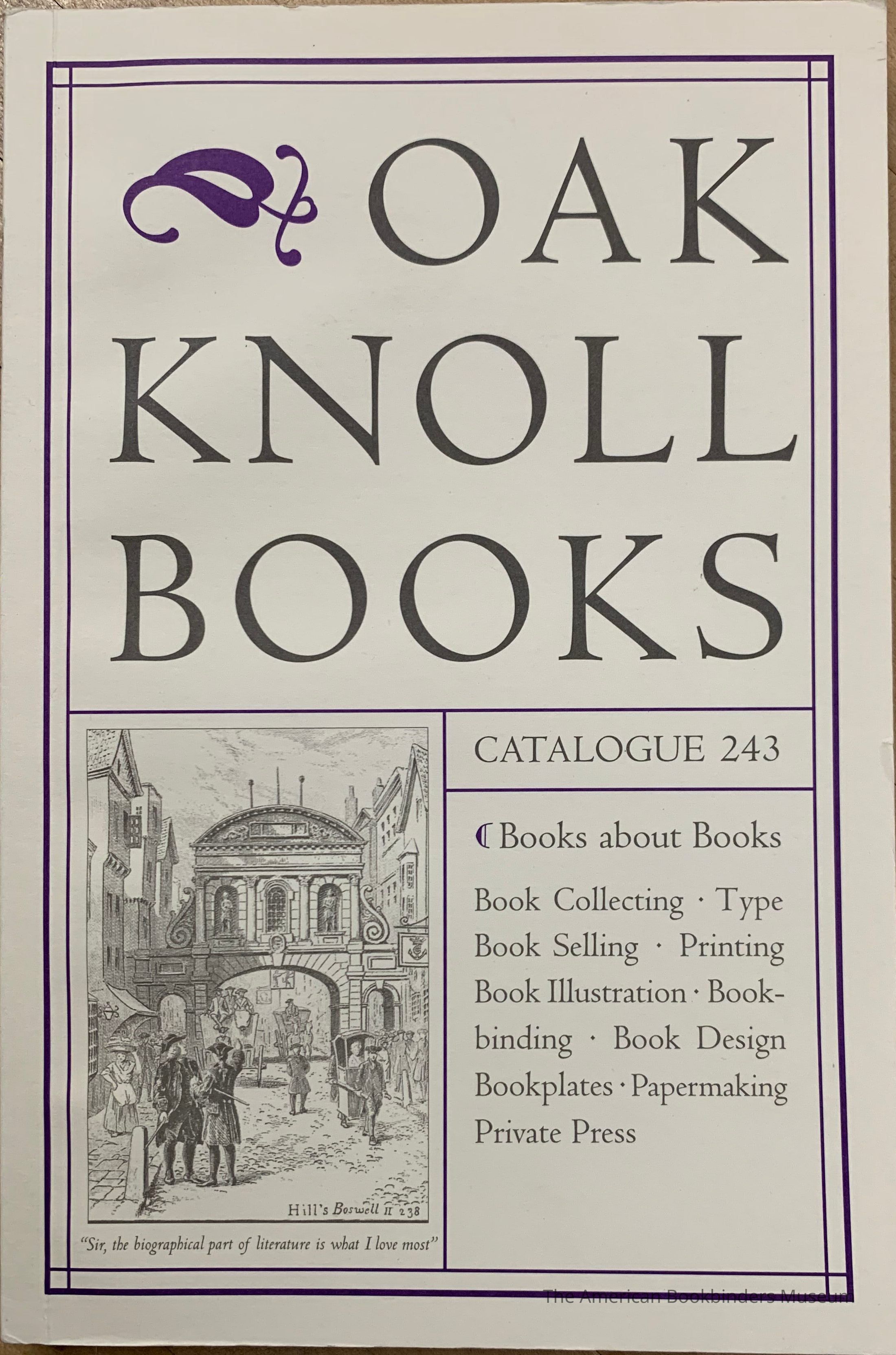 Catalogue 243 : Books about books. picture number 1
