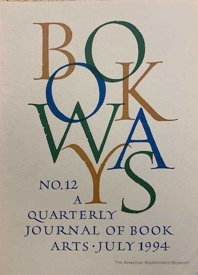          Bookways; July 1994; Number 12 picture number 1
   