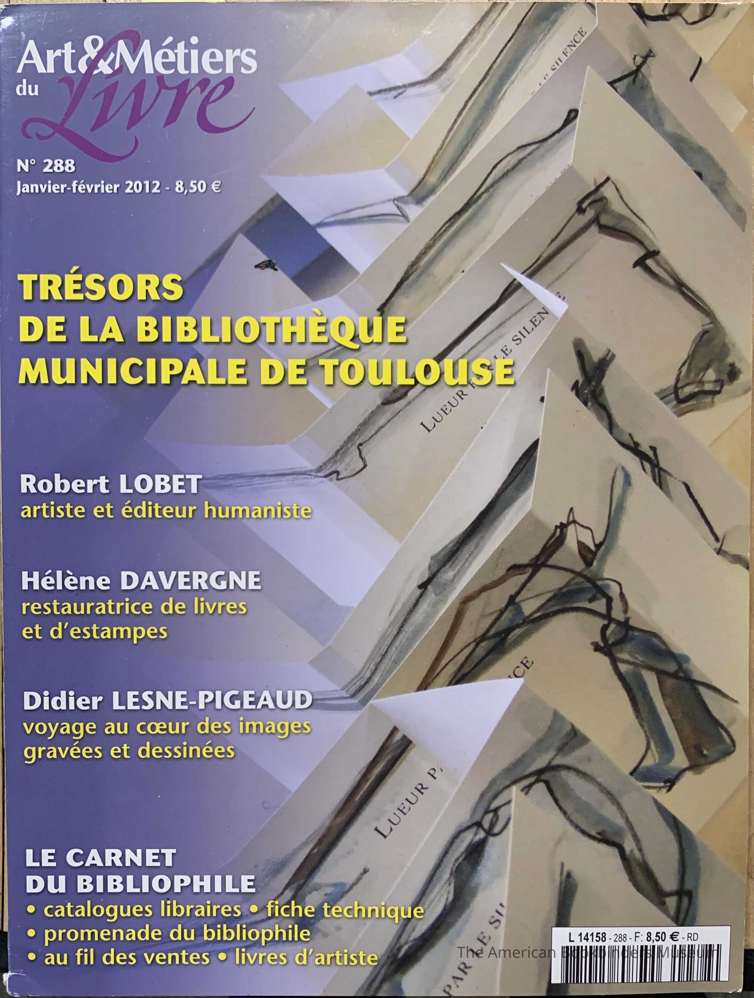          Art & Metiers du Livre ; No. 288 janvier-fevrier 2012 picture number 1
 