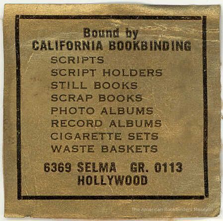          California Bookbinding picture number 1
   