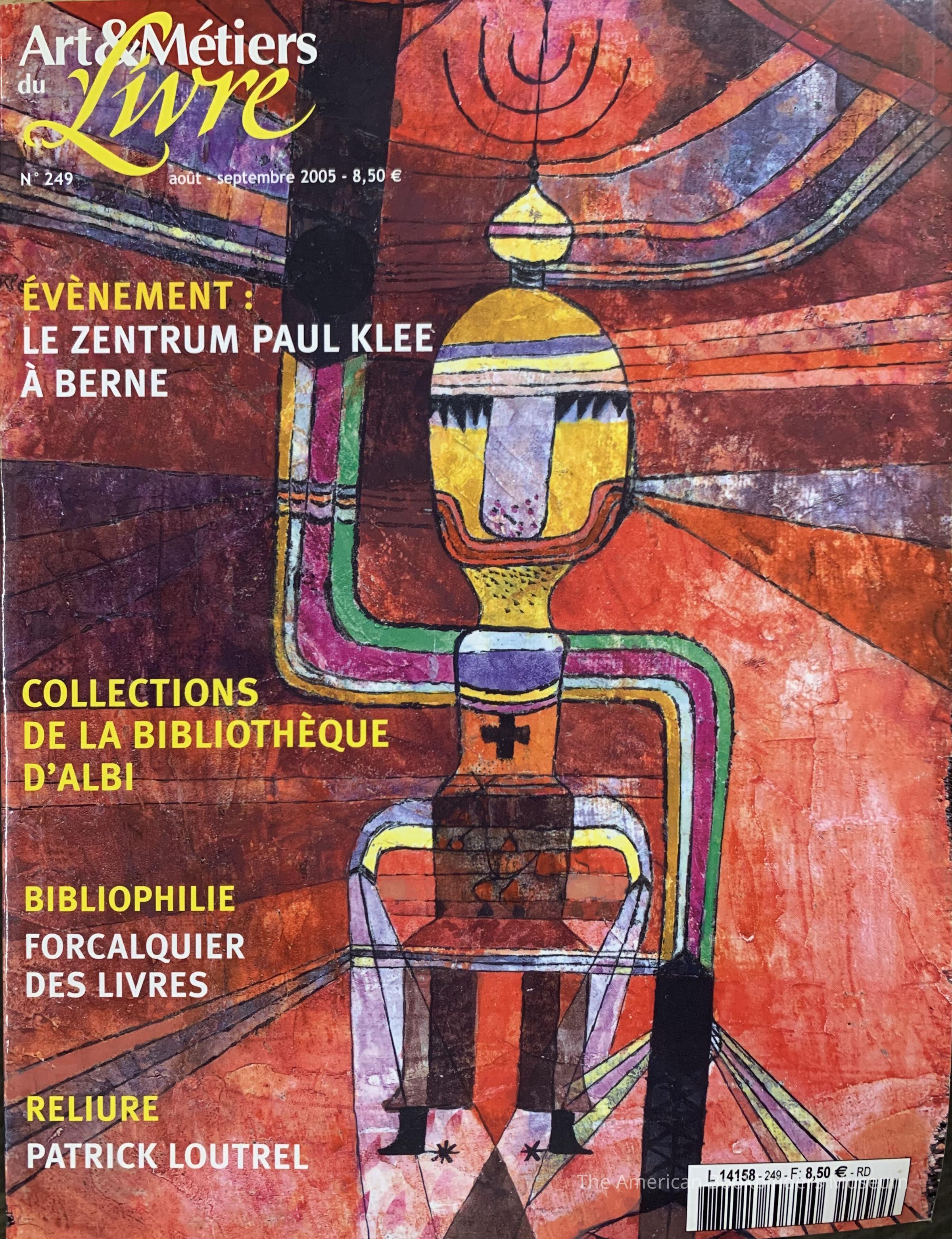 Art et Metiers du Livre ; No. 249 aout-septembre 2005 picture number 1