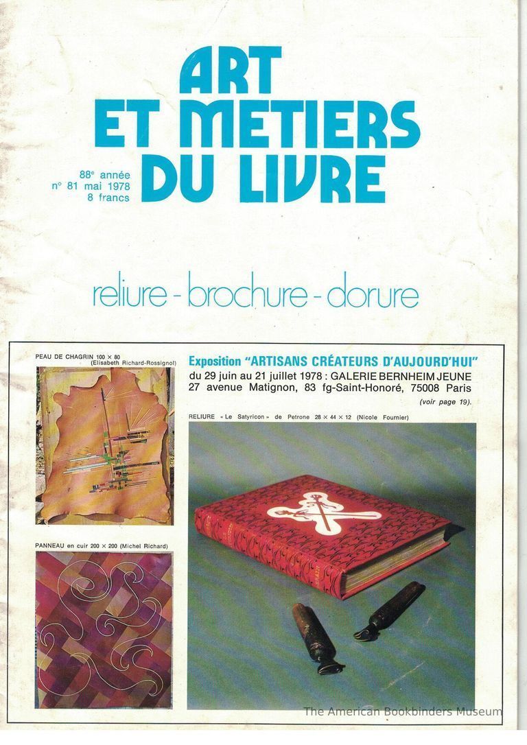          Art et metiers du livre: no. 81 mai 1978 picture number 1
   