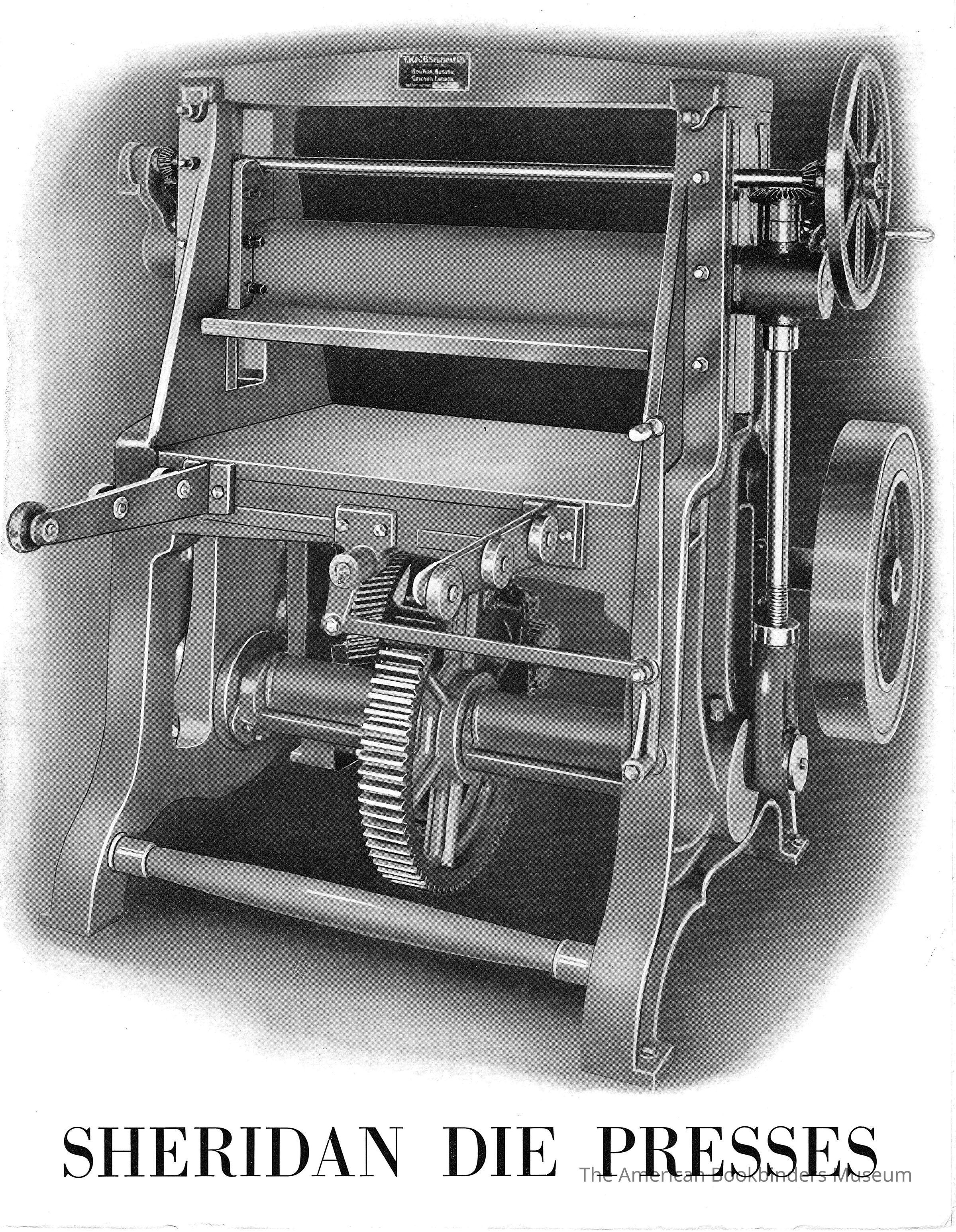          1930 TW & CB Sheridan Brochure Die Presses picture number 1
 