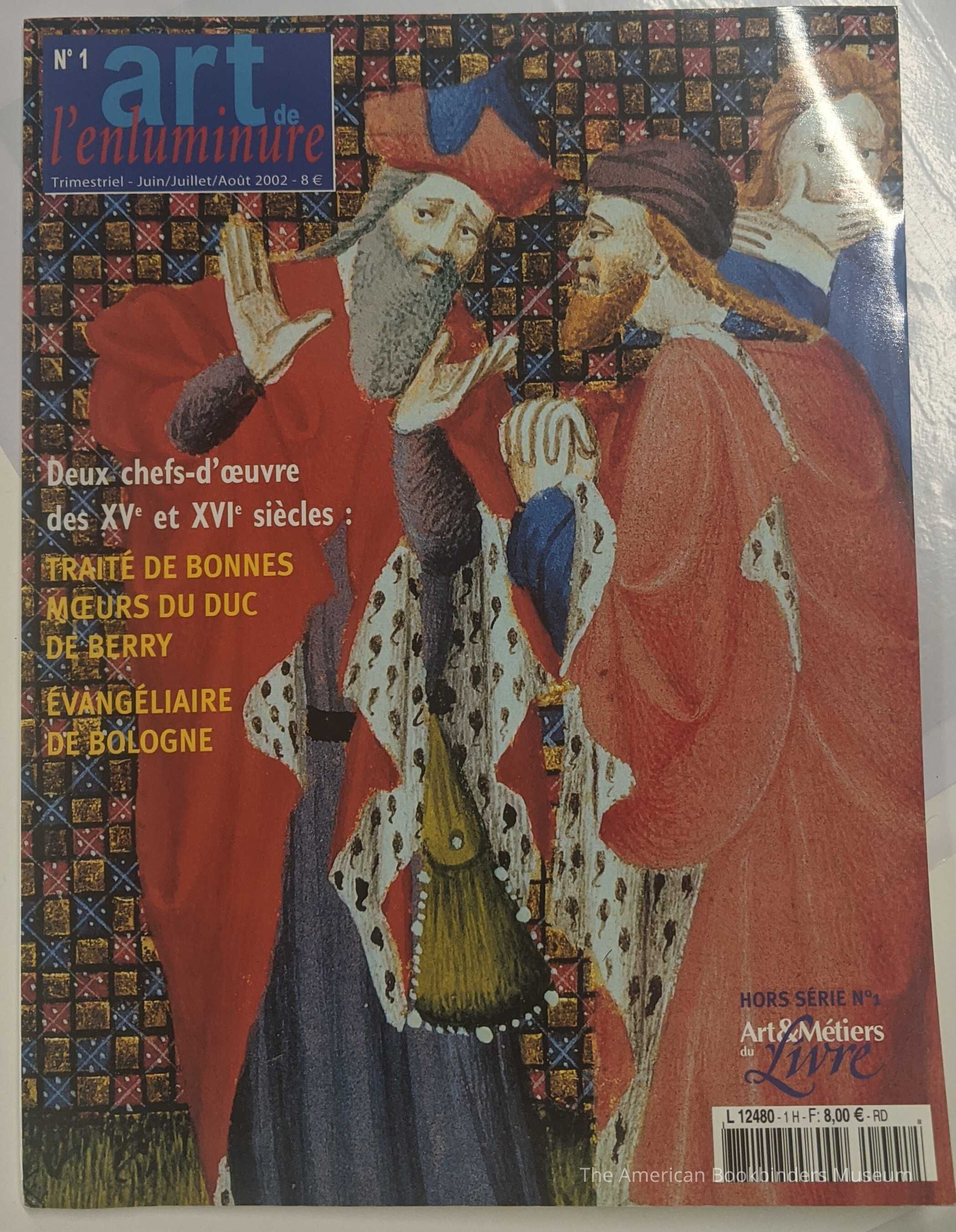 Art de l'enluminure; Juin, Juillet, Aout 2002; No. 1 picture number 1