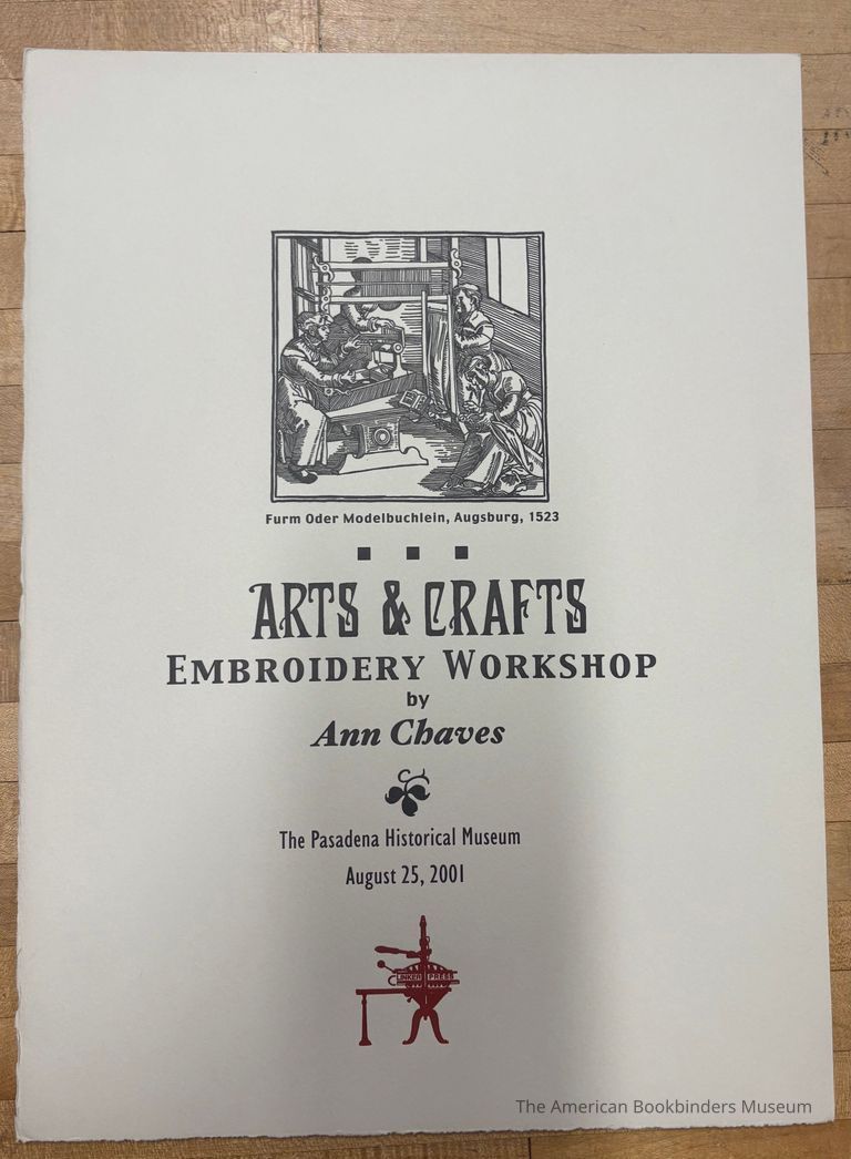          Arts & Crafts Embroidery Workshop by Anne Chaves picture number 1
   