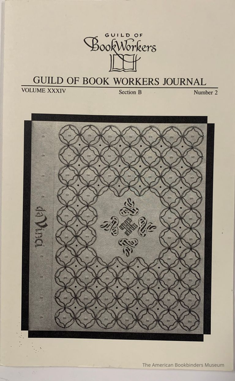          Guild of Book Workers Journal. Autumn 1997 ; vo. 34 no.2B picture number 1
   