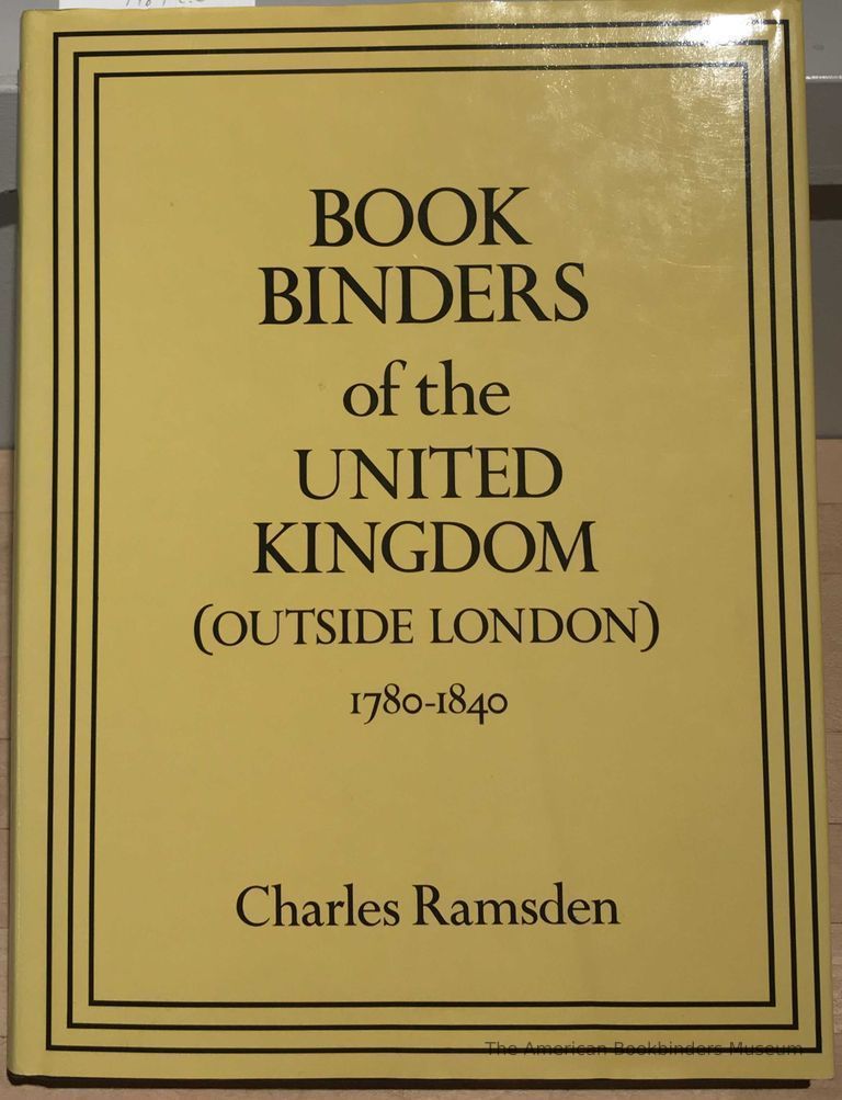          Bookbinders of the United Kingdom (Outside London) 1780-1840 picture number 1
   