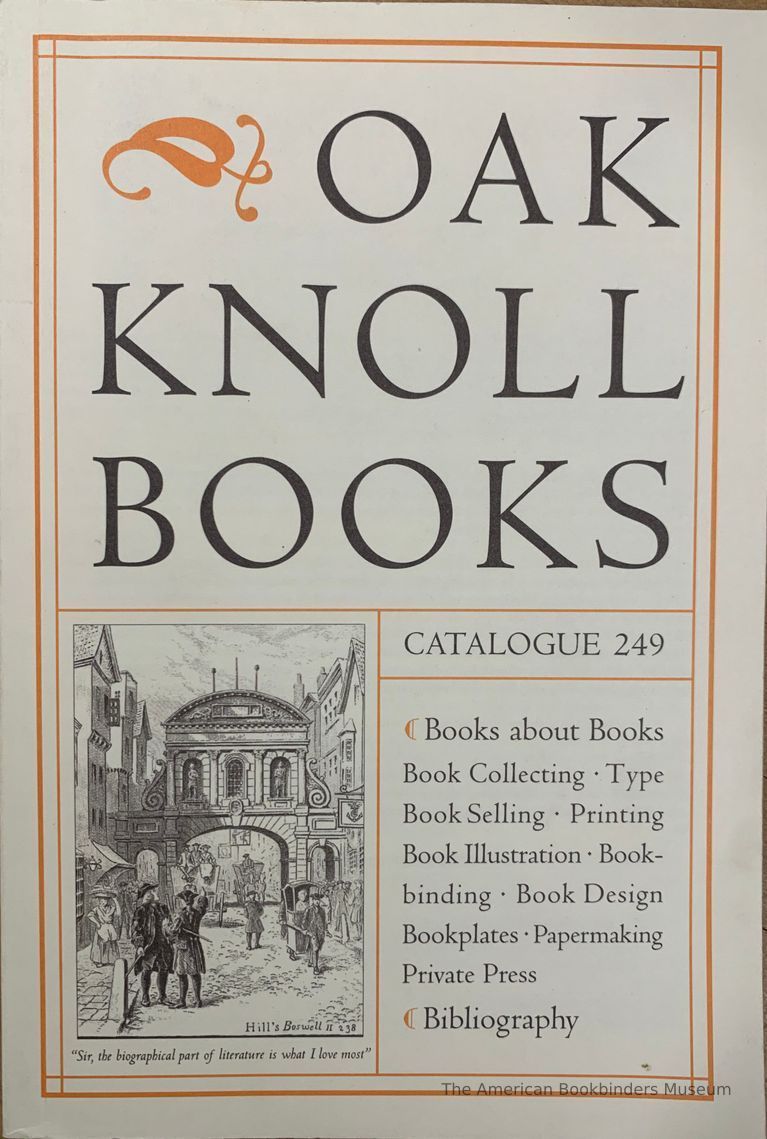          Catalogue 249: Books about books, Bibliography picture number 1
   