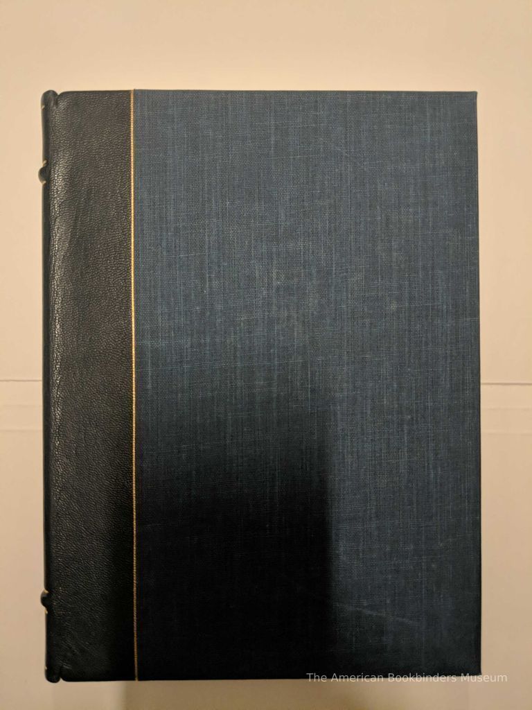          Catalogue 1098: compromising a large collection of books on book binding and several hundred volumes of signed or unusual bindings of the nineteenth century, the majority from the library of E. P. Wormersly picture number 1
   