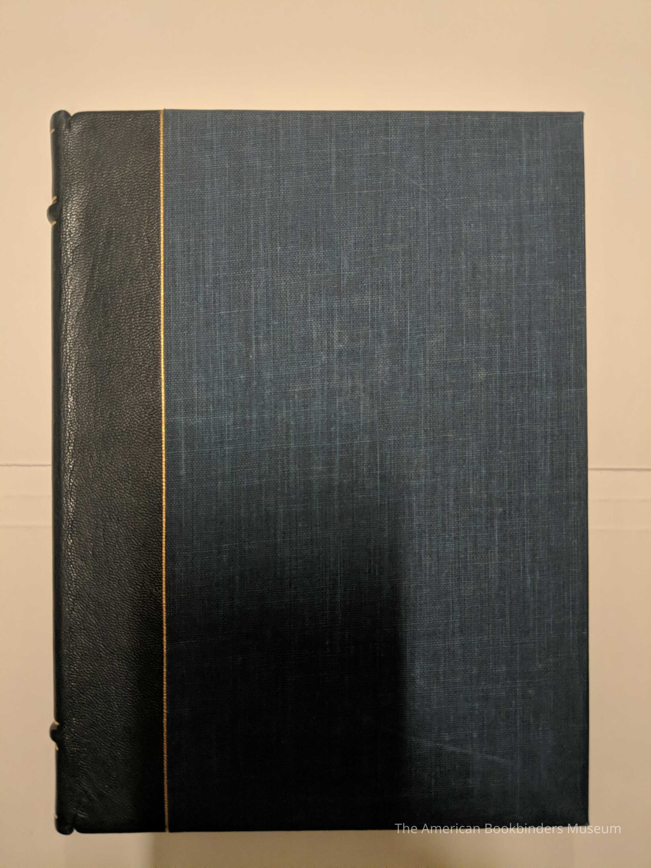          Catalogue 1098: compromising a large collection of books on book binding and several hundred volumes of signed or unusual bindings of the nineteenth century, the majority from the library of E. P. Wormersly picture number 1
 