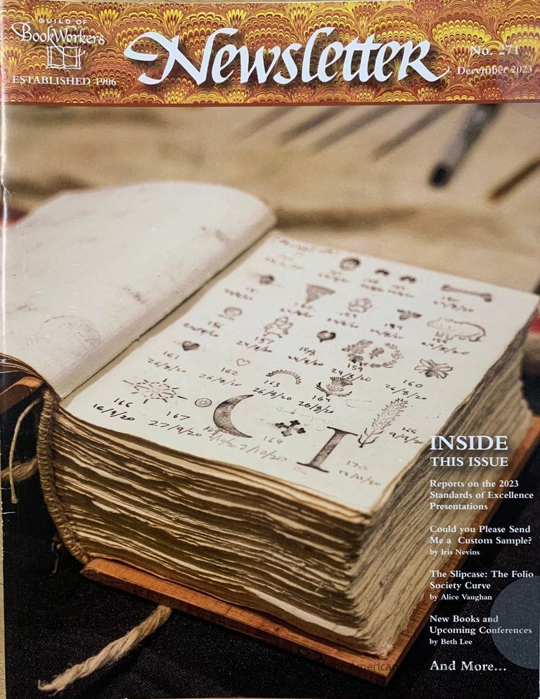          Guild of Book Workers Newsletter / Number 271 , December 2023 picture number 1
   