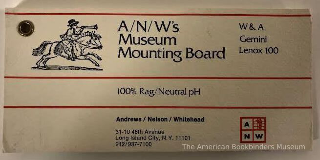          A/N/W's Museum Mounting Board picture number 1
   