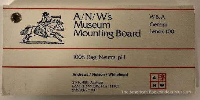          A/N/W's Museum Mounting Board picture number 1
 