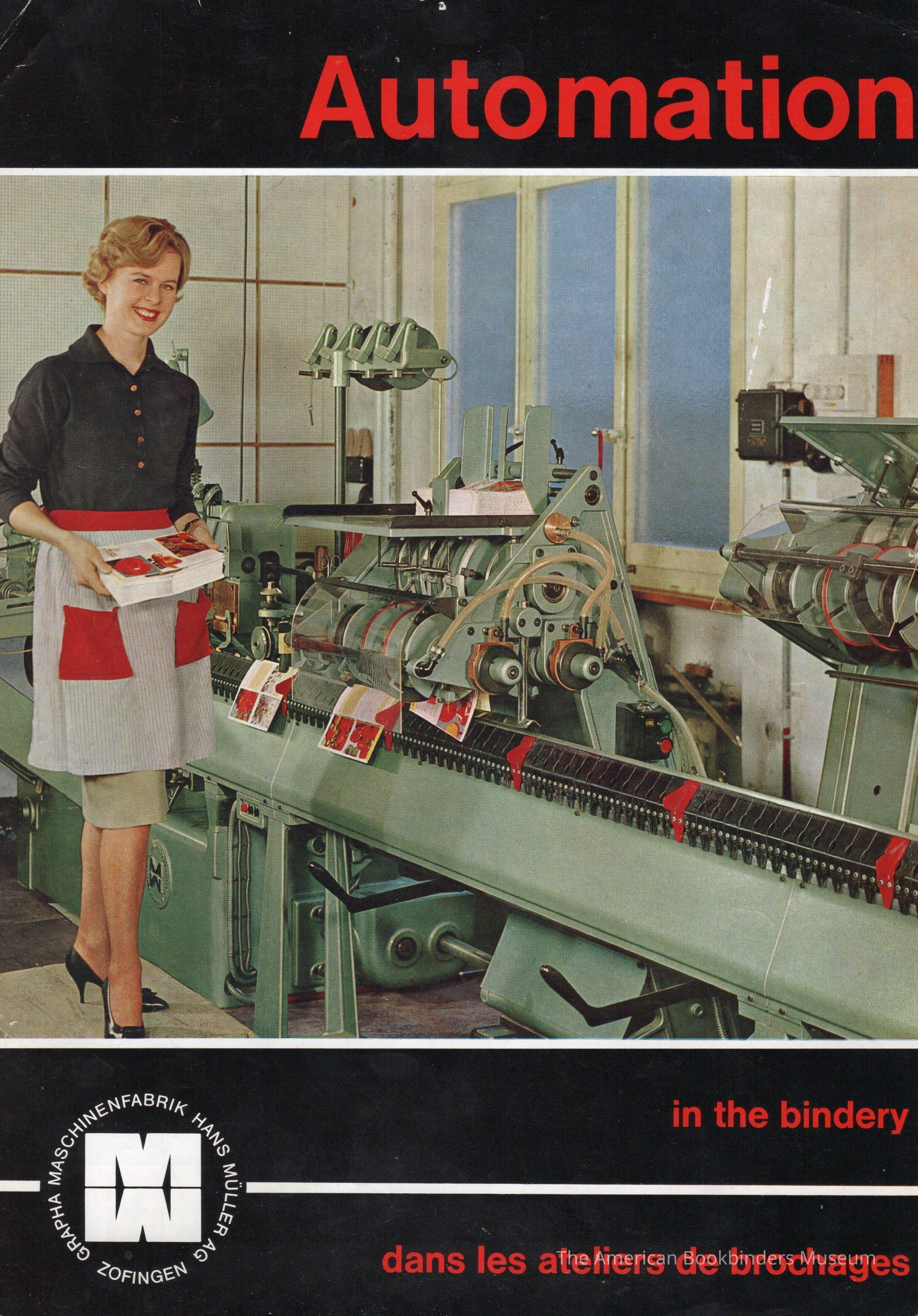          1955 Hans Muller JGV Saddle Stitcher Brochure picture number 1
 