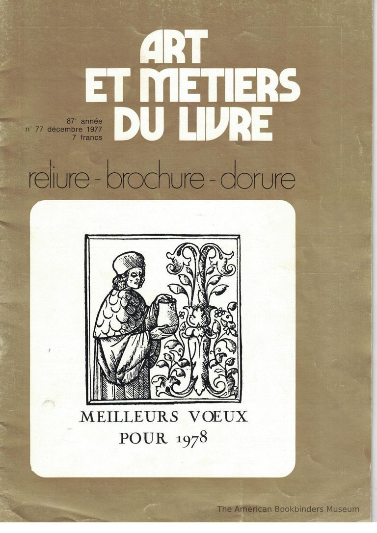          Art et metiers du livre; no. 77 décembre 1977 picture number 1
   