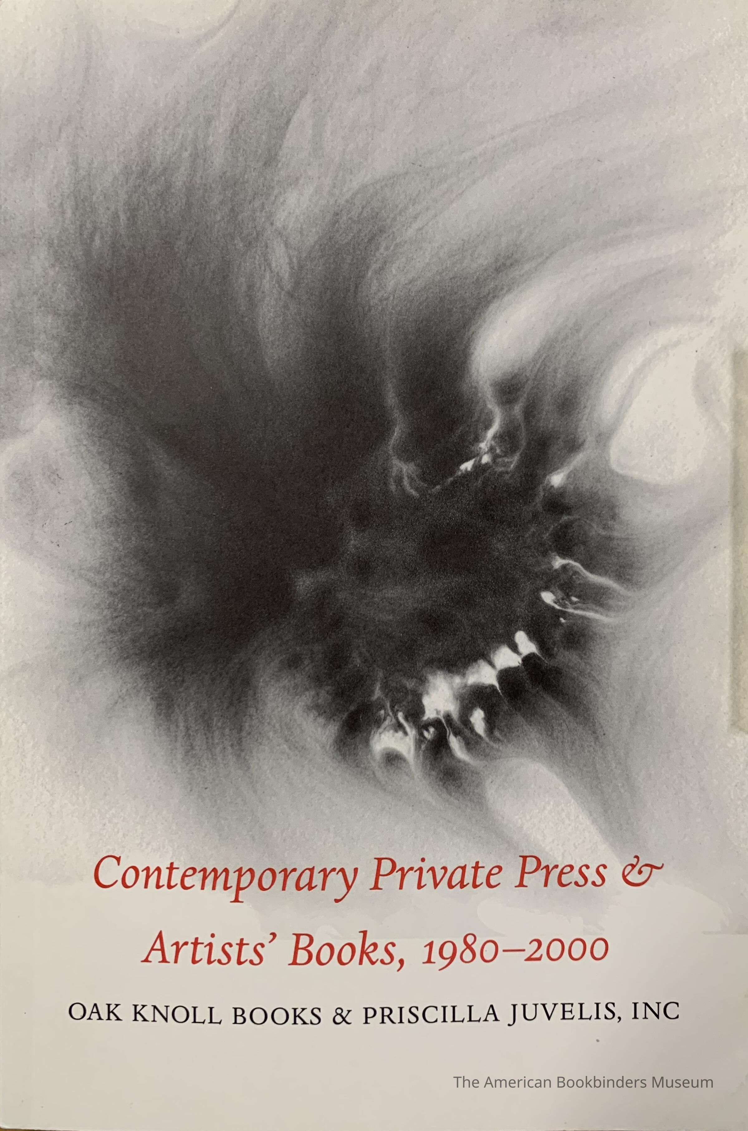 Contemporary private press & artists' books, 1980-2000 picture number 1