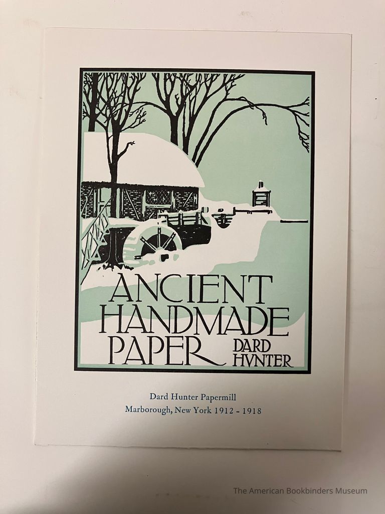          Ancient Handmade Paper / Dard Hunter picture number 1
   