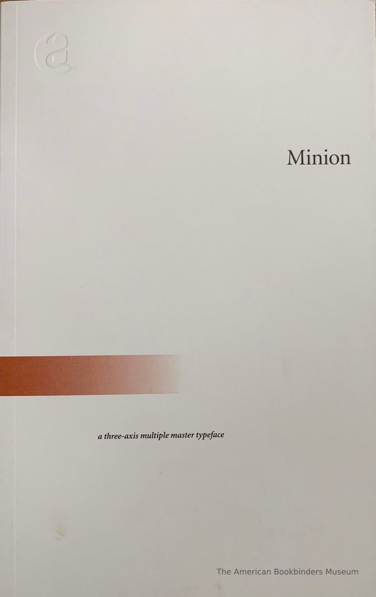          Minion : a multiple master typeface. picture number 1
   