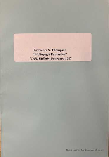 Bibliopegia fantastica picture number 1