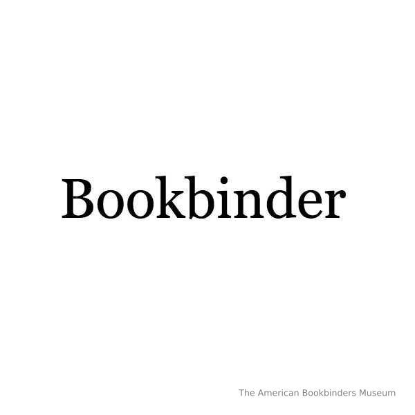          Bookbinder picture number 1
   