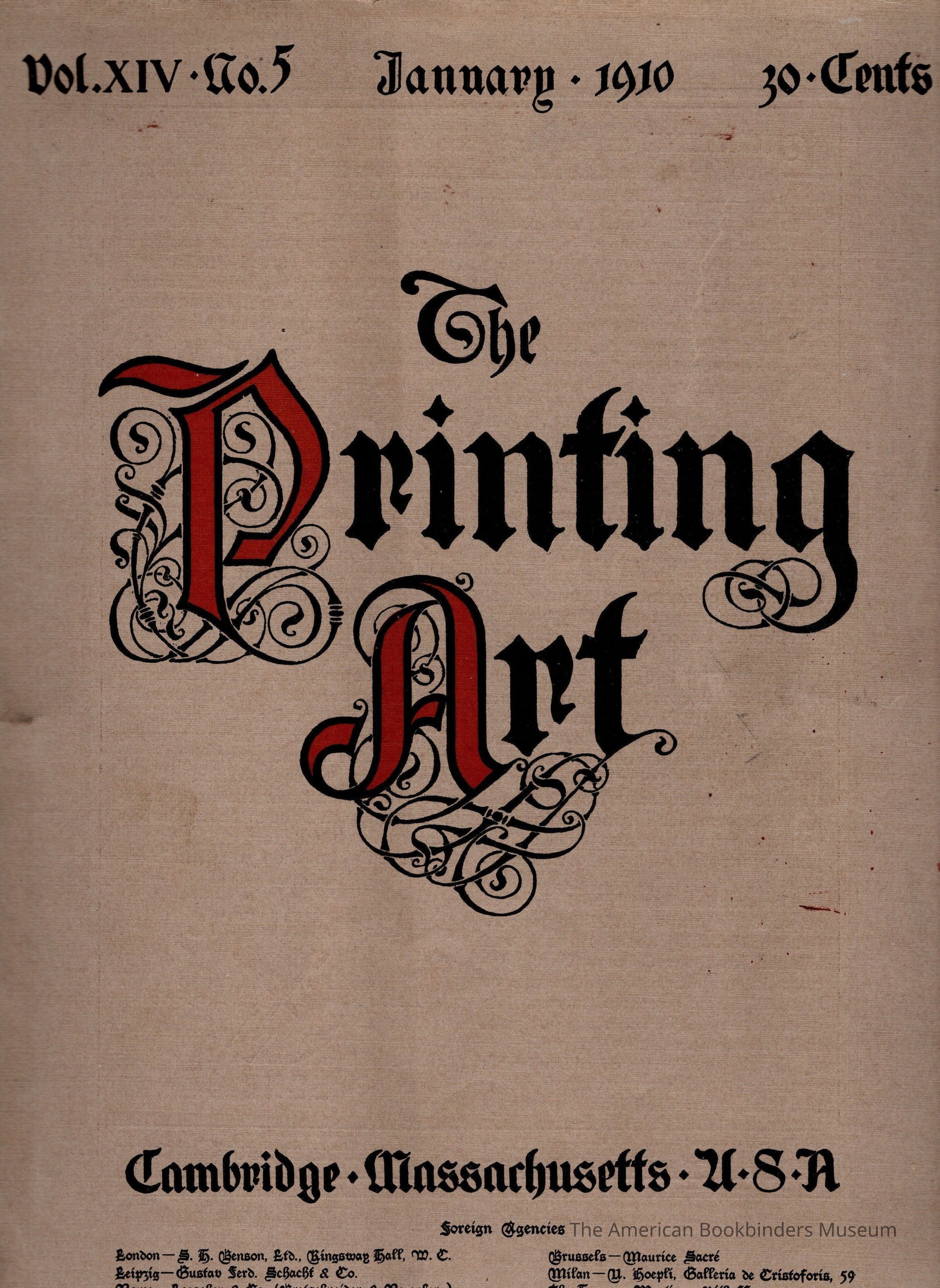          1910 The Printing Art Magazine Vol 14 Issue 5 picture number 1
 