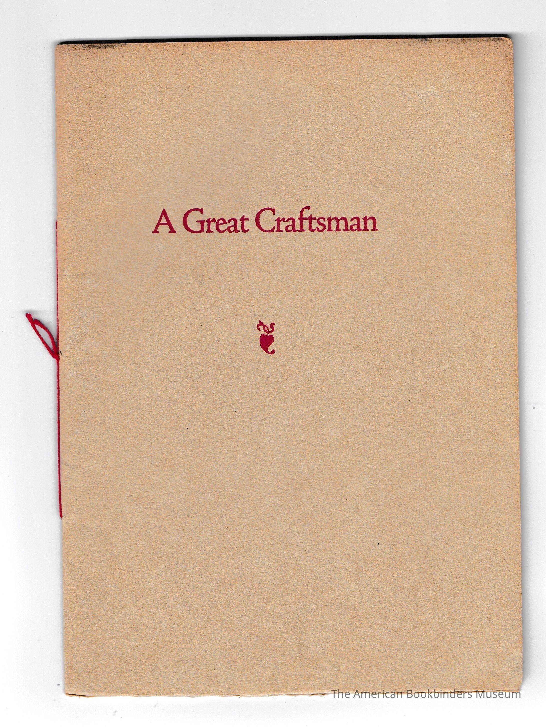          A Great Craftsman picture number 1
 
