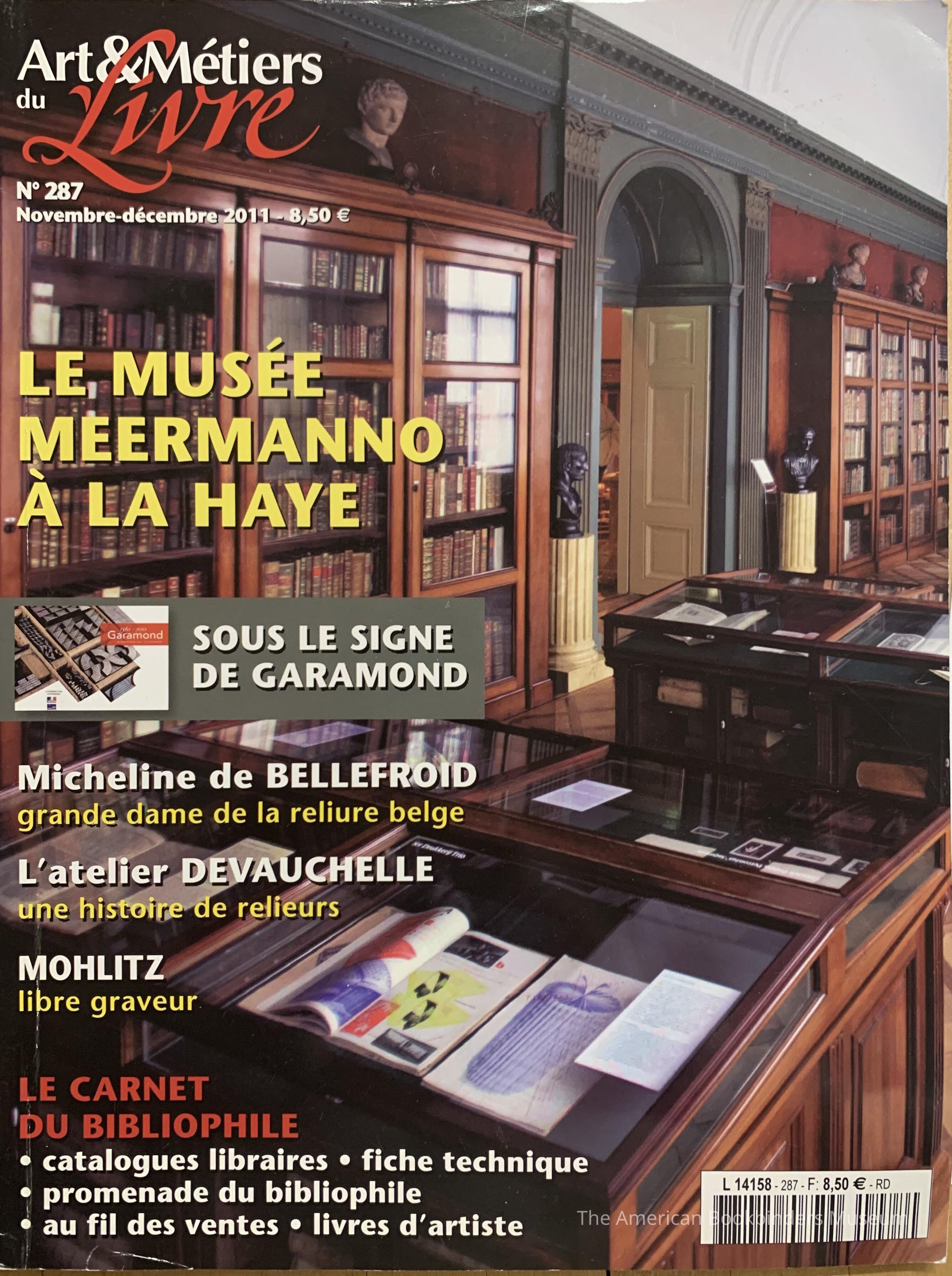          Art & Metiers du Livre ; No. 287 Novembre-decembre 2011 picture number 1
 