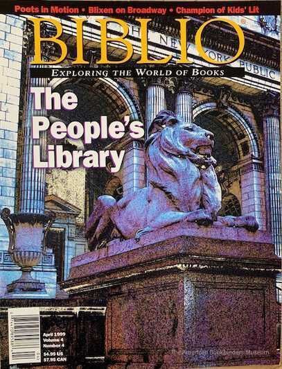          Biblio; April 1999; v.4 no.4 picture number 1
 