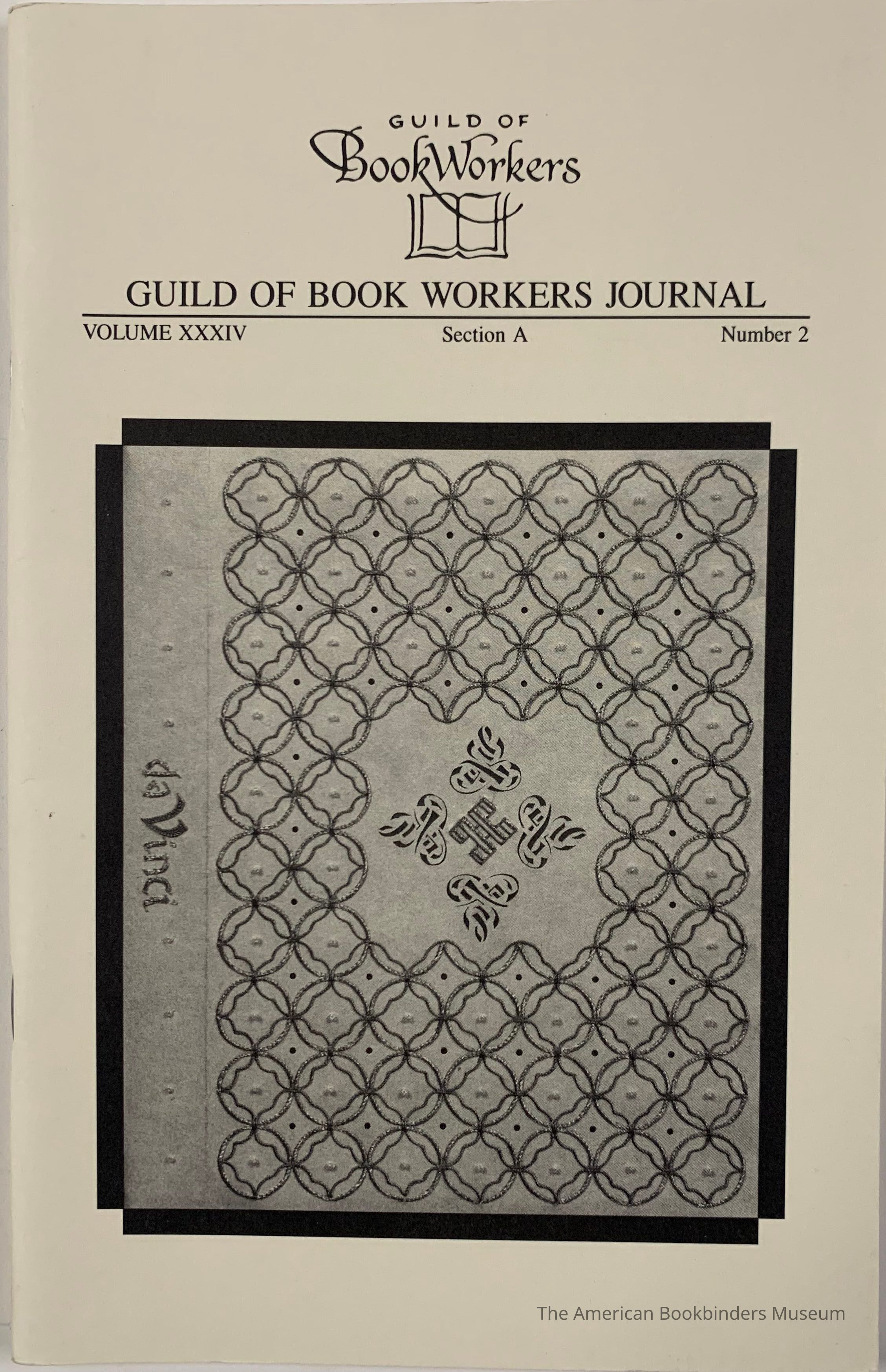         Guild of Book Workers Journal. Vol.34 no.2 sec.A / picture number 1
 