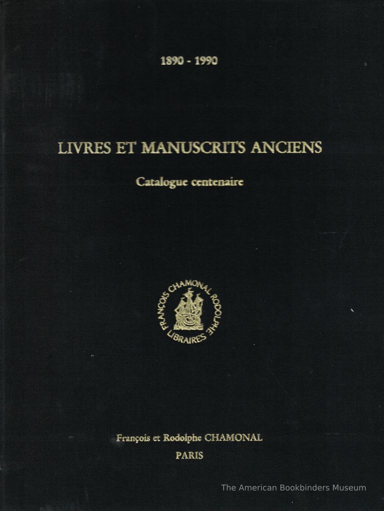          Livres et manuscrits anciens, rares et précieux : catalogue publie a l'occasion du centenaire de notre librairie, 1890-1990 picture number 1
   