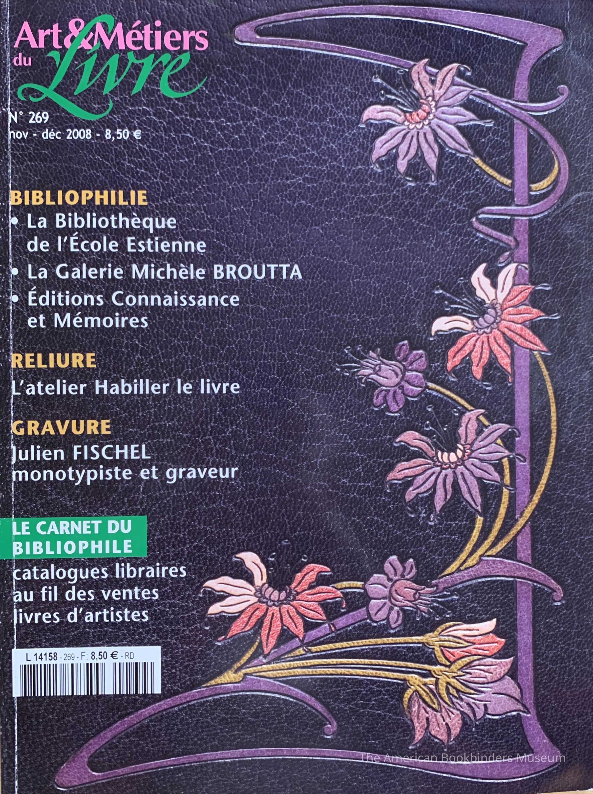 Art et Metiers du Livre ; No. 269 nov-dec 2008 picture number 1