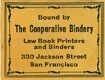          Cooperative Bindery. The picture number 1
 