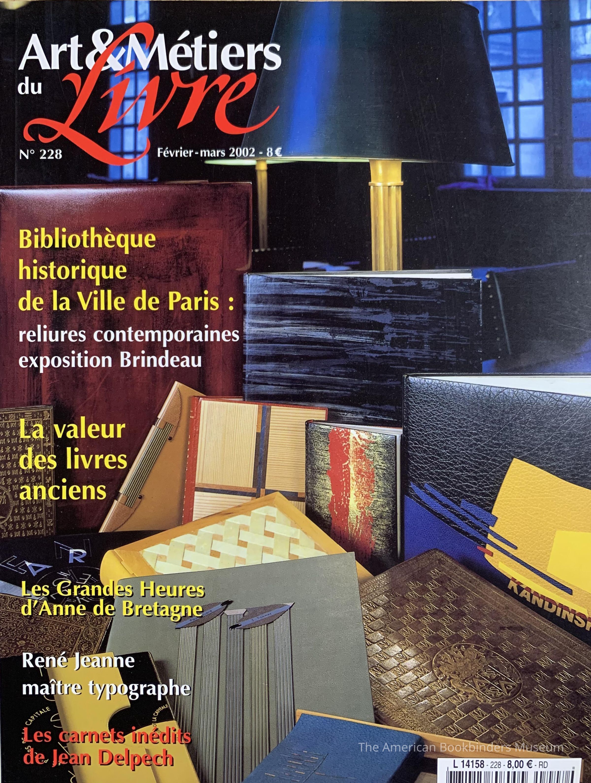Art et Metiers du Livre ; No. 228 Fevrier-mars 2002 picture number 1