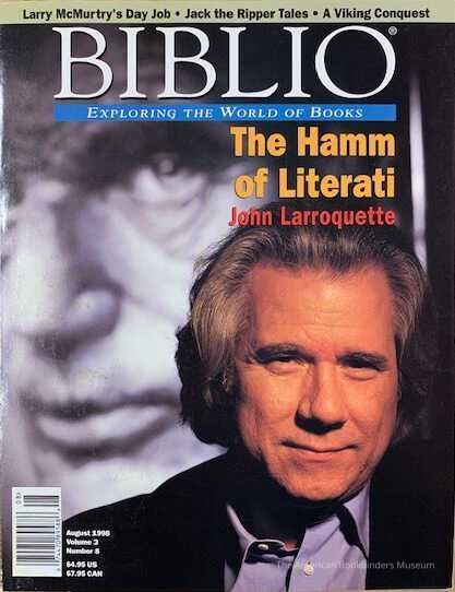          Biblio; August 1998; v.3 no.8 picture number 1
 