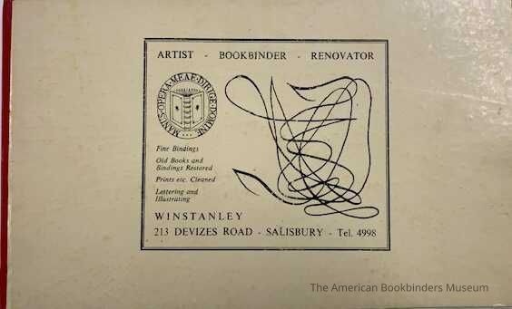          Artist, bookbinder, renovator: fine bindings, old books and bindings restored, prints etc. cleaned, lettering and illustrating. picture number 1
 