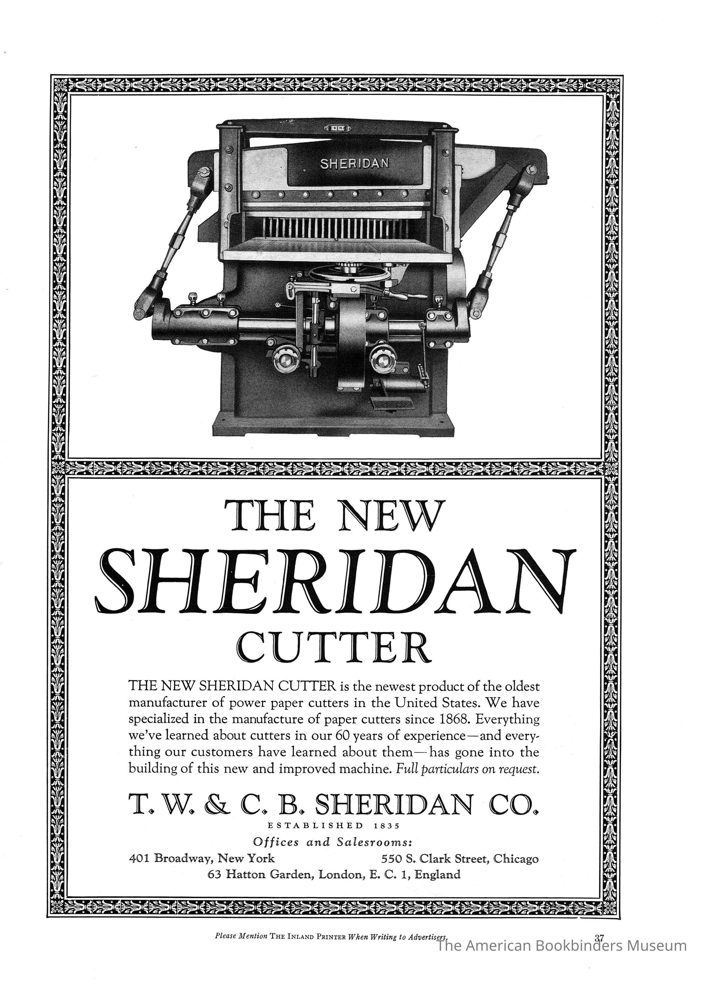          1928 TW & CB Sheridan Sheridan Cutter picture number 1
 