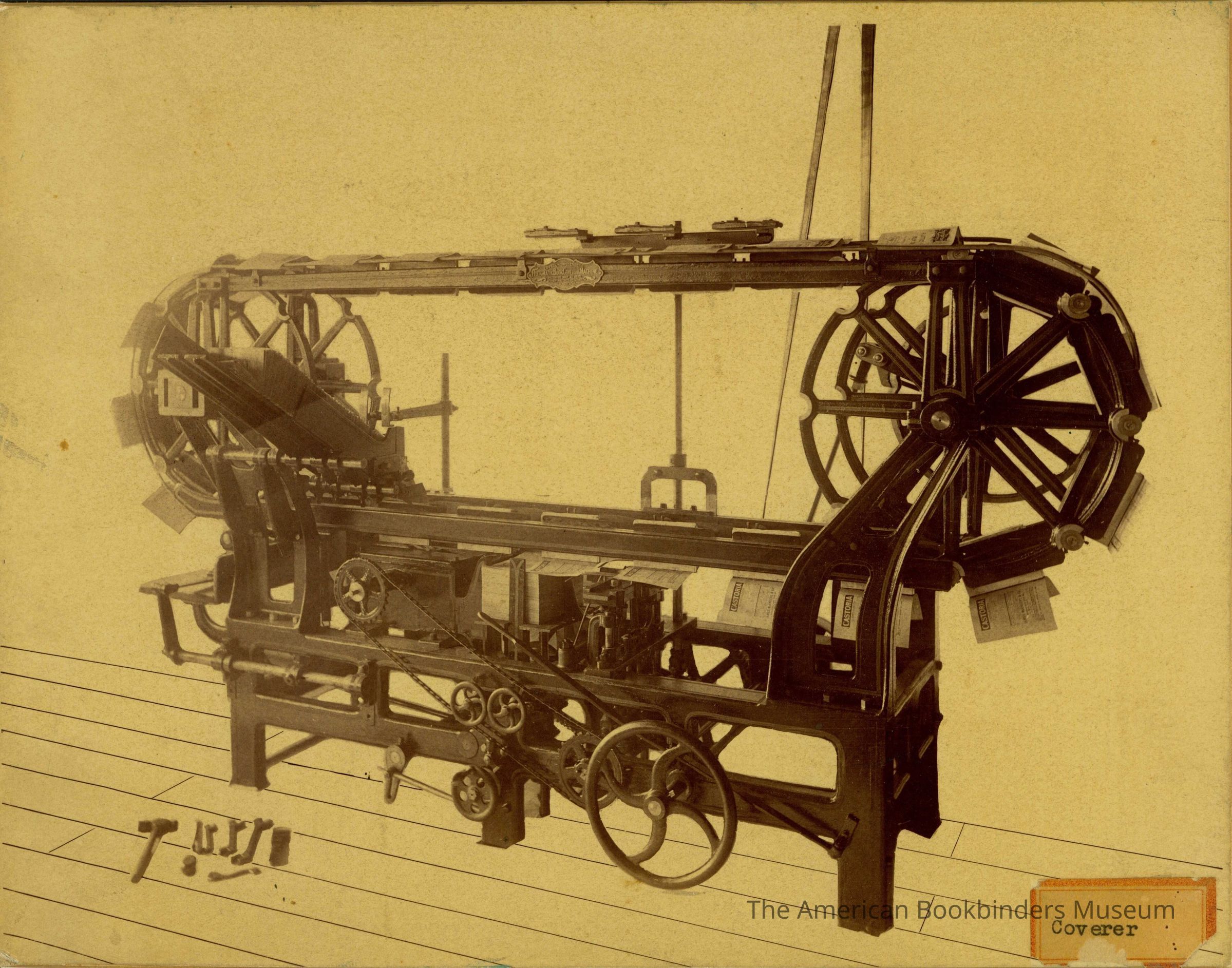          1892 T.W. & C.B. Sheridan Covering Machine picture number 1
 