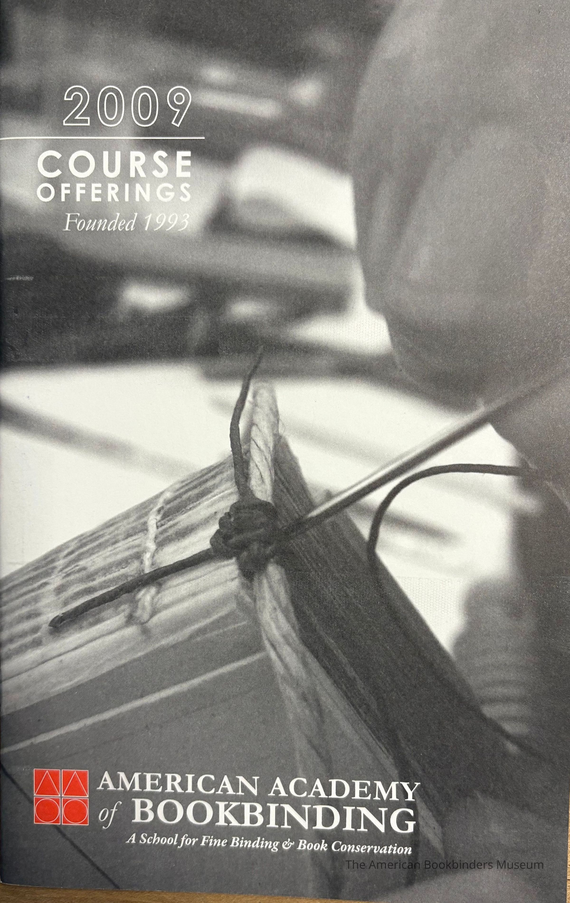          American Academy of Bookbinding, 2009 course offerings picture number 1
   
